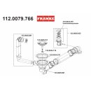 Franke Ablaufgarnitur Siebkorb/Excenterventil 3 1/2", mit Überlauf