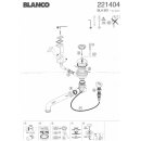 Blanco Ablaufgarnitur 3,5 Sieb mit Ablauffernbedienung...