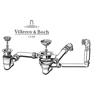 Villeroy & Boch Küchen Kollektionen Profi Ablaufgarnitur