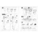 Franke verdeckter Überlauf-Set 75/107 Teleskoprohr