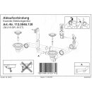 FRANKE Ablaufverbindung Exzenter Siebkorbgarnitur