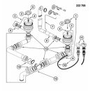 BLANCO Ablaufgarnitur 2x3,5" Sieb,...