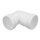 Blanco Ablaufwinkel 90° DM 40 mm, Länge 53 x 59  mm AL