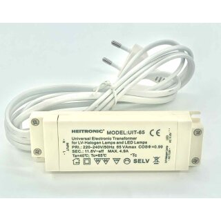 LED-Netzteil McShine, 0,1 bis 65 Watt, EIN 230V/50Hz
