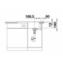 BLANCO AXIA III 45 S SILGRANIT softweiß