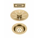 BLANCO Ab- u. Überlaufset satin gold für...