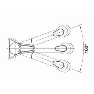 BLANCOWEGA-S II  metallische Oberfläche chrom