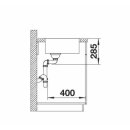 BLANCO SUPRA 500-IF R12 Edelstahl Bürstfinish
