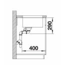 BLANCO ANDANO 500/180-U LI CNS SG SPÜLE