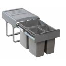 EKOTECH MEGA 40  Abfallsammler 28 Liter, Soft Closing System