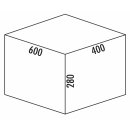 NABER Cox® Box 280 S/600-3 Bio. anthrazit, für vorhandene Auszüge