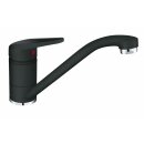 FRANKE Armatur NOVARA-PLUS, Festauslauf, Einhebel, Onyx