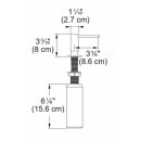 FRANKE Spülmittel-Dispenser Atlas Neo Edelstahl Industrial Black