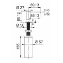 FRANKE Spülmittel-Dispenser Atlas Neo Edelstahl Industrial Black