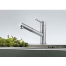 FRANKE Armatur Orbit Zugauslauf, oben Bedienung, Hochdruck, Edelstahl