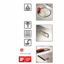 FRANKE MYTHOS, MYX110-45 Edelstahl, Integral. Druckknopf-Ventil,
