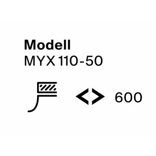 FRANKE MYTHOS, MYX110-50 Unterbauspüle, Stopfenventil,  Edelstahl