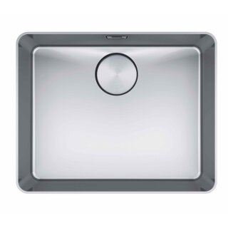 FRANKE MYTHOS, MYX210-50 Edelstahl gebürstet, Druckknopf-Ventil,