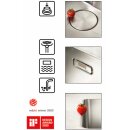 FRANKE MYTHOS, MYX210-55 Edelstahl Druckknopf-Ventil,