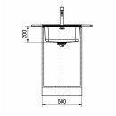 FRANKE BELL, BCX 610-51 Stopfenventil, Edelstahl