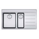 FRANKE MYTHOS, MYX251-86 Druckknopf-Ventil, Edelstahl gebürstet