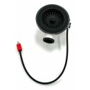 FRANKE Ventilset 1 Becken, Drehknopf, Überlauf rund, Black Matt