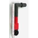 FRANKE Ventilset 1 Becken, Drehknopf, Überlauf rund, Black Matt