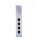 THEBO Salome Energie-Ecksäule Edelstahl, 4-fach, 1 USB-Anschluss, teleskopierbar 1B-Ware
