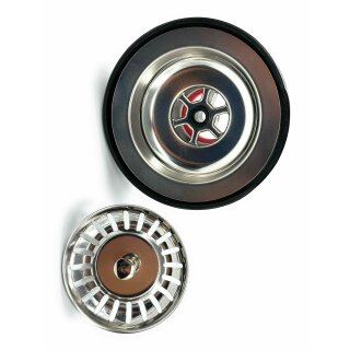 FRANKE Standard-Siebkorb-Stopfenventil 3 1/2", ohne Überlaufanschluss,
