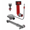 FRANKE Ventilset 3 1/2" 1 Becken, Drehexcenter-Ventil, mit Überlaufschlitze