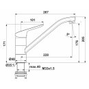 IDEAL STANDARD CERAFLEX Unterfenster, chrom, HD - 1B-Ware