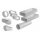 NABER Prime 150 Flachkanal Set-1, Verbindungselement, hellgrau