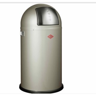 WESCO Pushboy. Abfallsammler 50 Liter neusilber