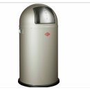 WESCO Pushboy. Abfallsammler 50 Liter neusilber