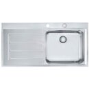 FRANKE EOX 211 1000 x 510 mm, Tropfteil links, rostfreier...