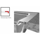 FRANKE EOX 211 1000 x 510 mm, Tropfteil links, rostfreier Edelstahl