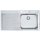 FRANKE EOX 211 1000 x 510 mm, Tropfteil links, rostfreier Edelstahl
