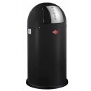 WESCO Pushboy. Abfallsammler 50 Liter schwarz matt
