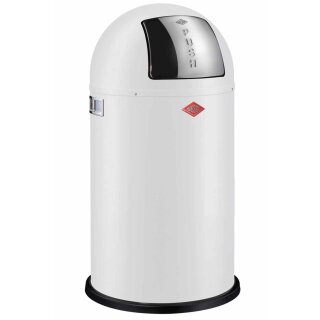 WESCO Pushboy. Abfallsammler 50 Liter weiß matt