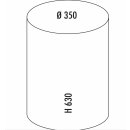 WESCO® Pushboy Junior, 22 Liter, graphit