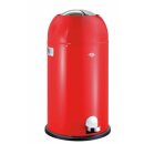 WESCO Kickmaster Soft. Abfallsammler, 33 Liter rot