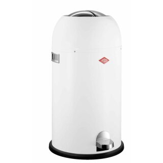 WESCO Kickmaster Soft. Abfallsammler, 33 Liter weiß
