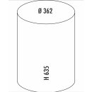 WESCO® Tretabfallsammler Baseboy 20 Liter, mandel