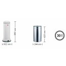 WESCO® Tretabfallsammler Big Baseboy 30 Liter,