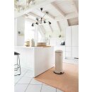 WESCO® Tretabfallsammler Big Baseboy 30 Liter, weiß matt