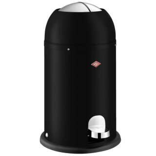 WESCO® Kickmaster Junior Abfallsammler, 12 Liter, schwarz matt