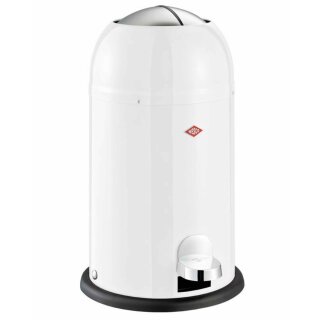 WESCO® Kickmaster Junior Abfallsammler, 12 Liter, weiß