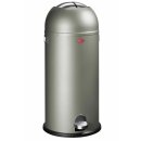 WESCO Kickmaster Maxi, Abfallsammler, 40 Liter neusilber