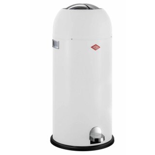 WESCO Kickmaster Maxi, Abfallsammler, 40 Liter weiß matt