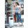 WESCO® Standascher mit Dach, Edelstahl matt, 19 l